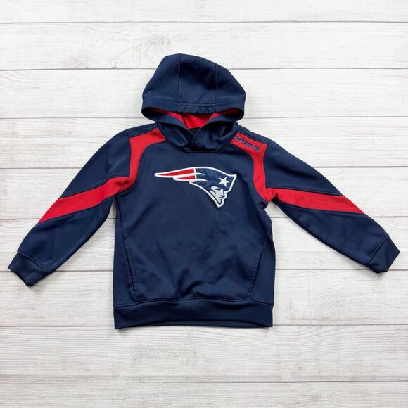 NFL Other - NFL New England Patriots Hoodie Kids Pullover Sweatshirt Football Fan Gear 5-6